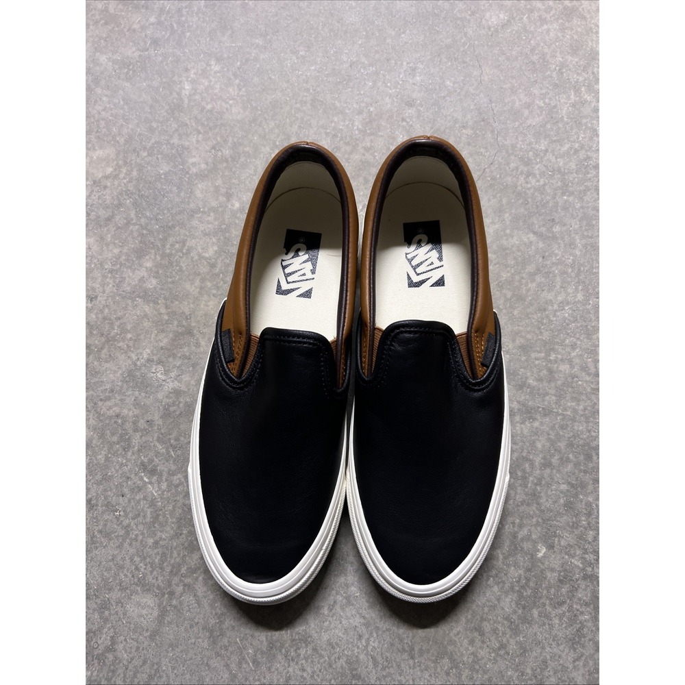 Vans LX Classic Slip On 98 Black/Glazed Ginger VN000D5AETQ Mens 8 Women's 9.5 - Picture 2 of 6